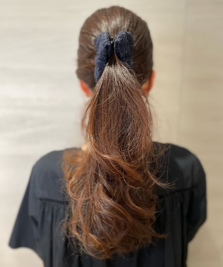 Navy×dress black(banana clip)