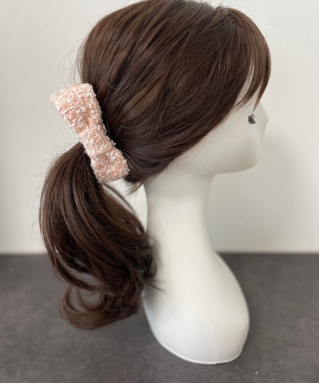 shell pink×white(smart banana clip)