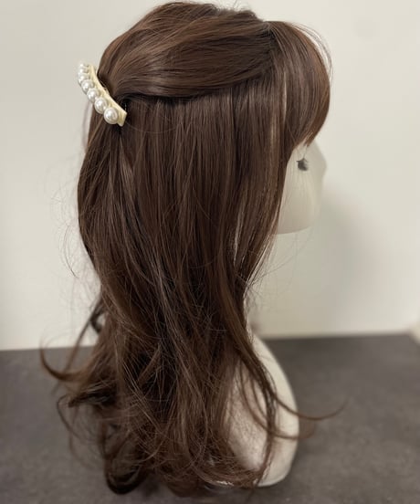 pearl 7 ivory(barrette)