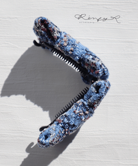 blue×navy×brown(banana clip)