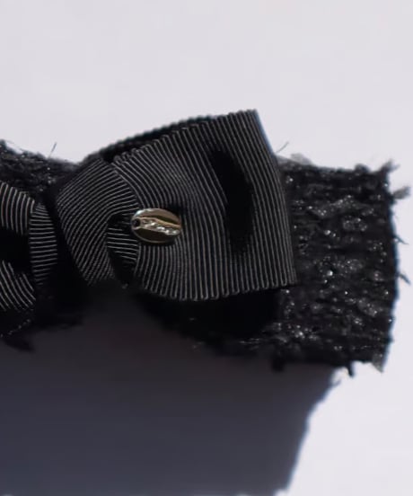 black×shiny texture(combination ribbon)
