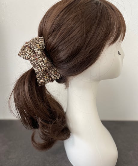 dark brown×beige(banana clip)