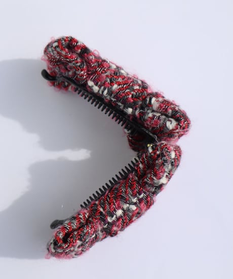 gray×slash red(banana clip)