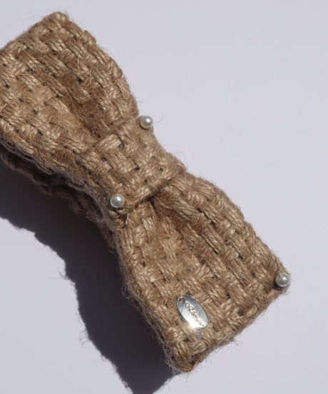 cotton pearl×jute(smart banana clip)