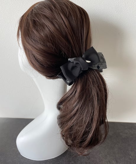 herringbone dot(combination ribbon)