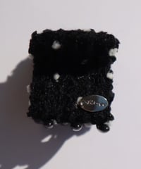 black×white dot (mini mini clip)