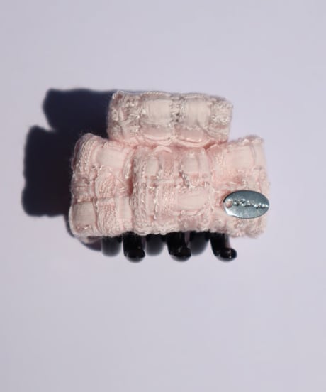 milky pink(mini mini ribbon clip)