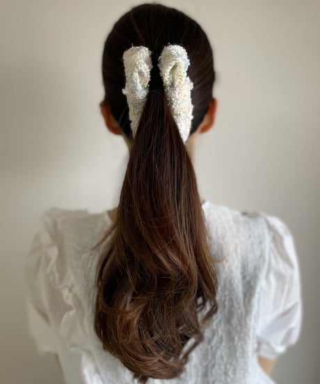 jewel white(banana clip)