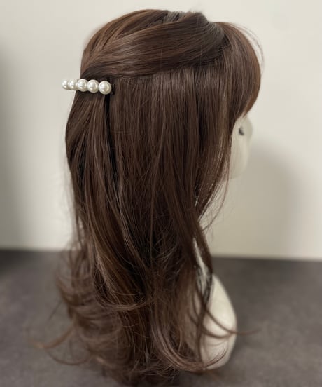 pearl 5 black(barrette)