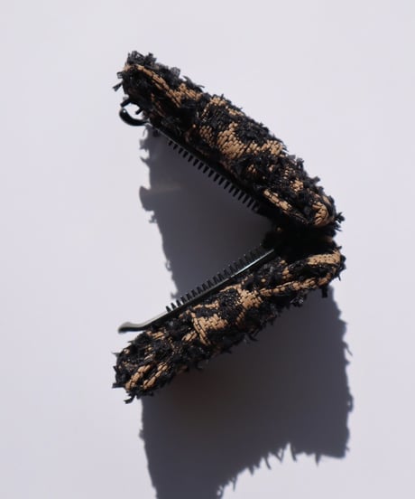 leopard  tweed brown(banana clip)