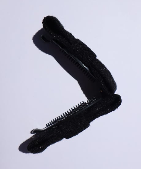 black×laméblack  (smart banana clip)