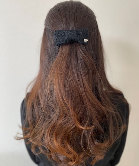 black×linelamé(barrette)