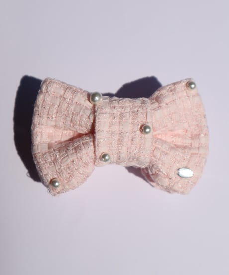 cotton pearl×milky pink  (banana clip)