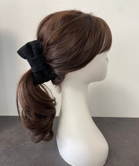 black×laméblack(banana clip)