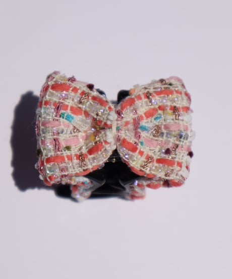 scarlet×colorful pompoms(mini mini clip)