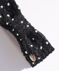black × white dot(smart banana clip)