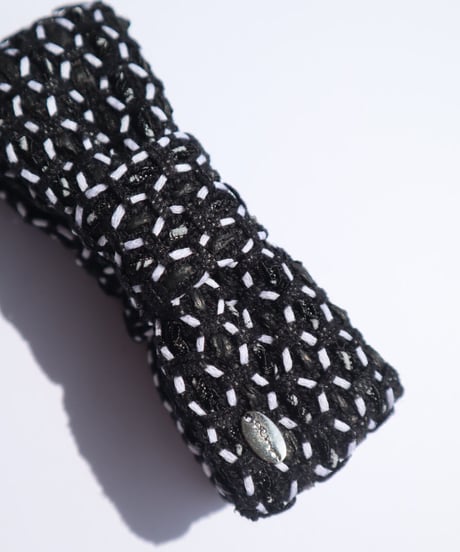 black×white texture (smart banana clip)