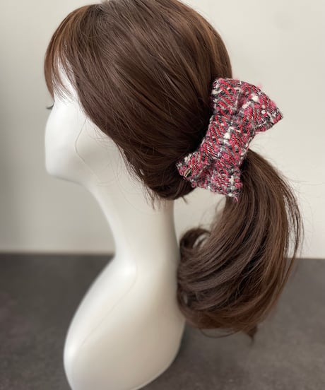 gray×slash red(banana clip)