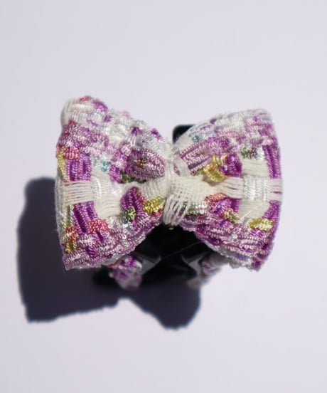 purple×white(mini mini clip)