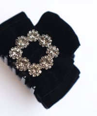 velvet bijou double ribbon (vance clip mini)