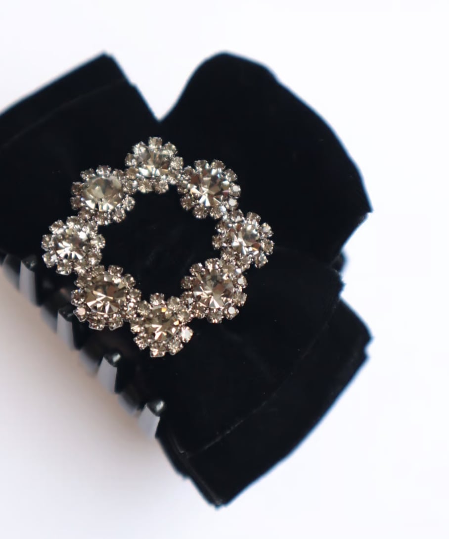 velvet bijou double ribbon (vance clip mini) |