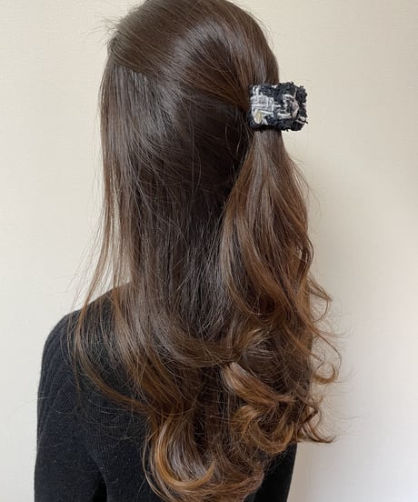 black×twist silver(mini mini clip)