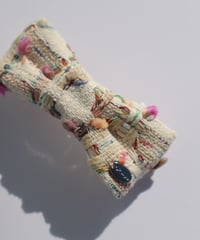ivory×pompoms color(barrette)
