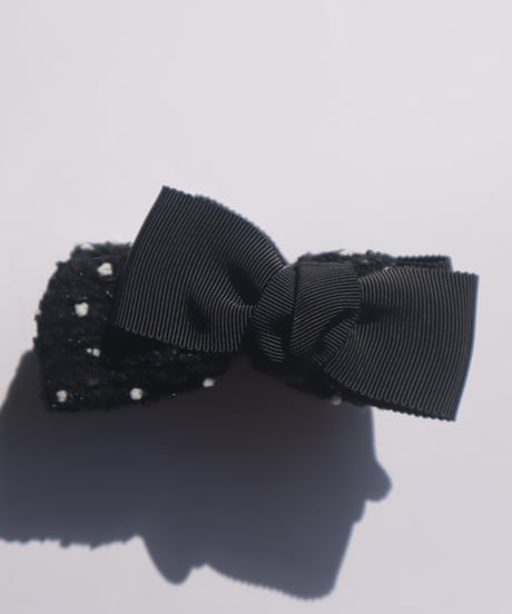 black×white dot(combination ribbon)