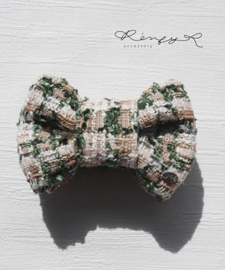 green×beige×white (banana clip)
