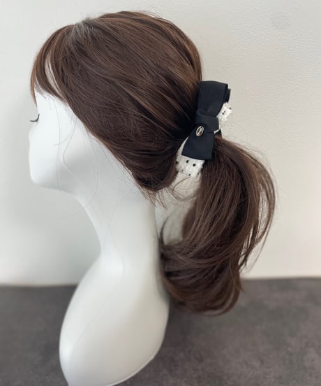 black×ivory white×black dot(combination ribbon)