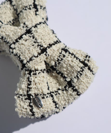 waffle ivory×black(banana clip)