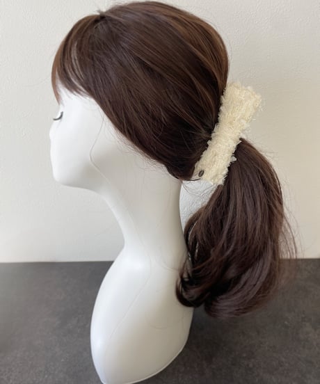 off white×feather(smart banana clip)