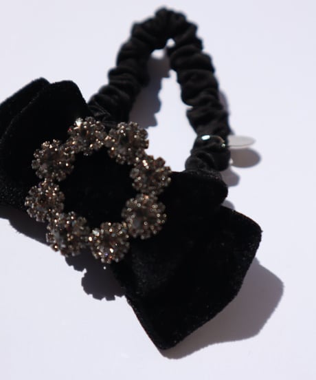 Velvet bijou ribbon (chouchou)