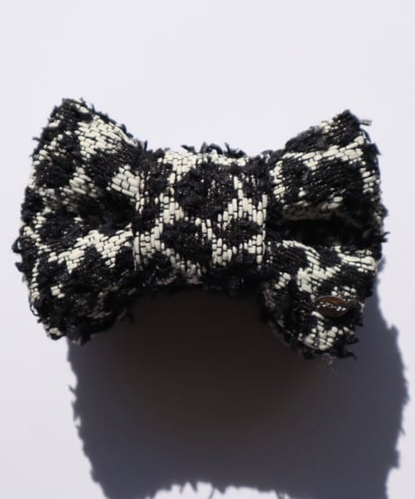 leopard  tweed monotone(banana clip)