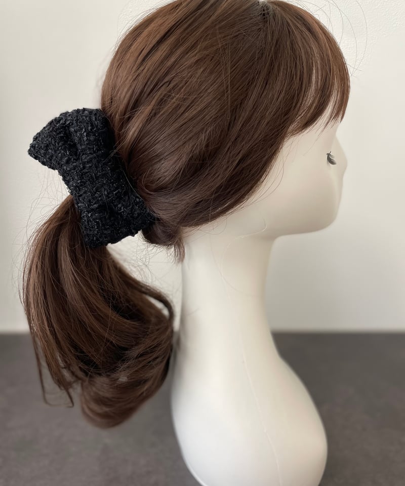 black× lamé russell fringe(banana clip) | Rénfy