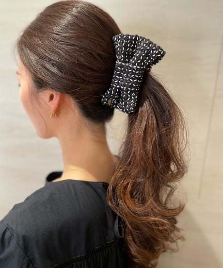 black×white texture(banana clip)