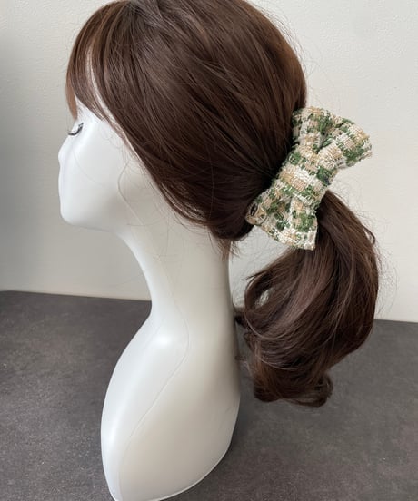 green×beige×white (banana clip)