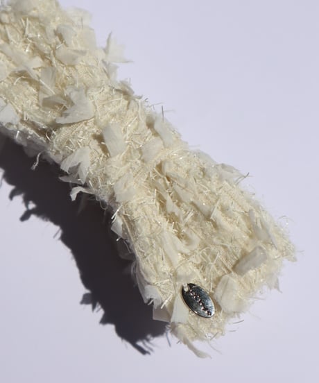 off white×feather(smart banana clip)