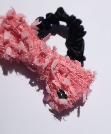 coral pink×feather(chouchou)