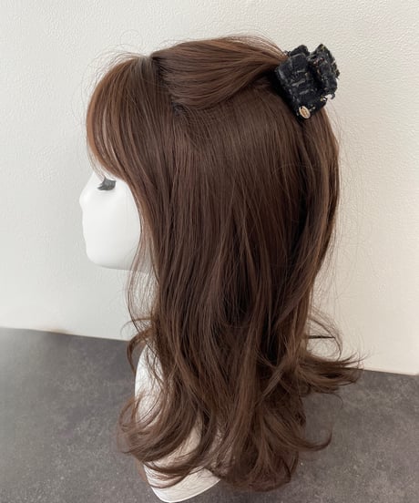 black×red yellow and gray (mini mini ribbon clip)