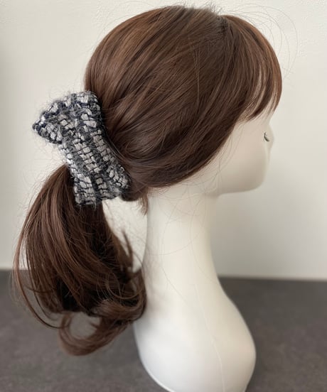 brush gray×silver(banana clip)