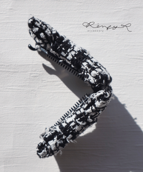 black×white× Sequins(banana clip)