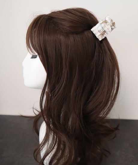white×champagne gold(mini mini clip)