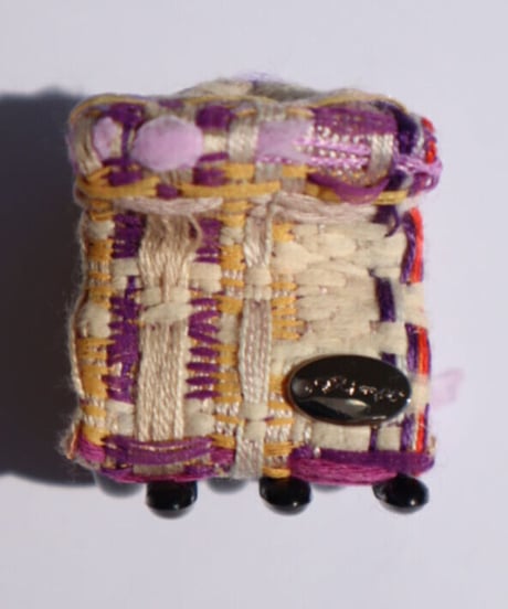 cream×purple(mini mini clip)