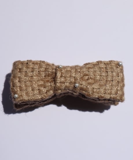 cotton pearl×jute(smart banana clip)