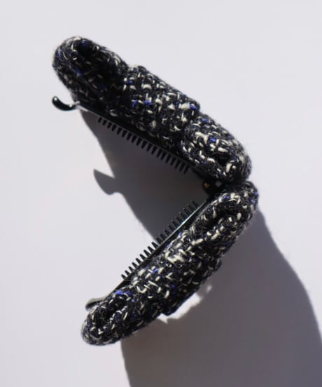 black×white×royal blue(banana clip)