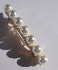 pearl 7 ivory(barrette)