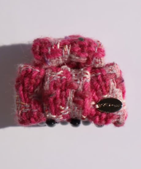 fandango pink×pastel (mini mini ribbon clip)
