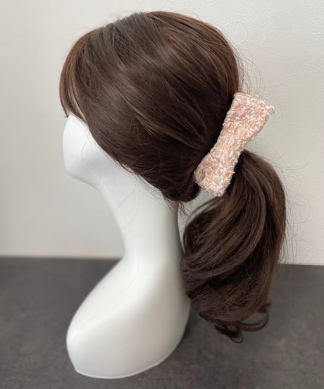 shell pink×white(smart banana clip)