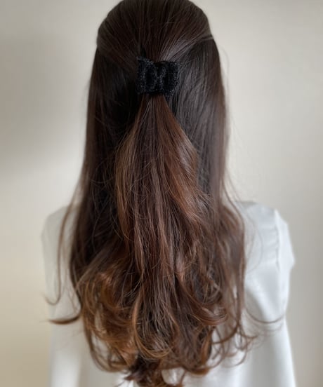 black×linelamé(mini mini clip)